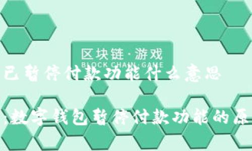 数字钱包已暂停付款功能什么意思

深入解析：数字钱包暂停付款功能的原因与影响